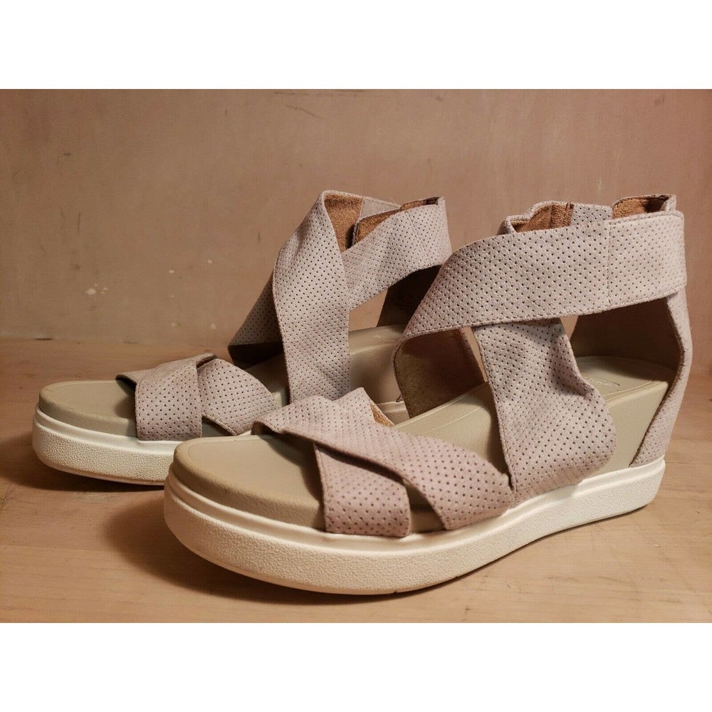 Dr. Scholls Purplish Gray Wedge Sandal Size 9
